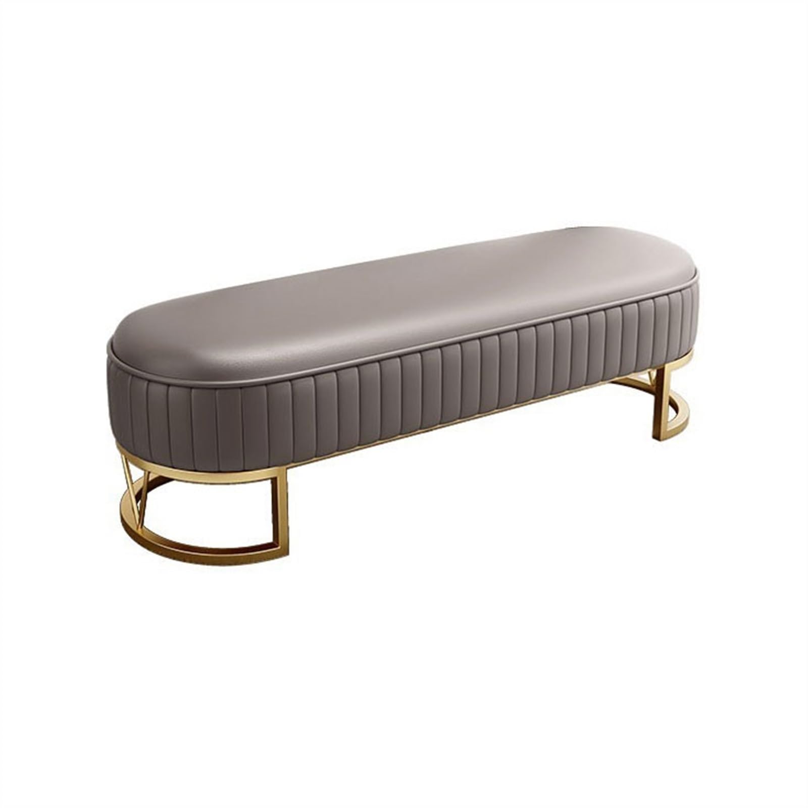 WDSOPK Ottoman For Bedroom Home Simple Bedside Stool Bedroom Sofa Stool Bedside Stool Pu Leather Cushion Shoe Changing Bench End Of Bed Bench,C 120 * 45 * 42Cm（B-120 * 45 * 42cm）
