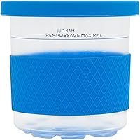 Vista 1 de Pintas de helado de repuesto con tapas y fundas de silicona, compatibles con Ninja Creami Ice Cream Maker, modelo: NC301, NC300, NC299AMZ Series.