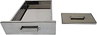 Gaveta Cinzeiro Inox Completa Para Churrasqueiras De Alvenaria