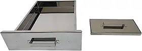 Gaveta Cinzeiro Inox Completa Para Churrasqueiras De Alvenaria