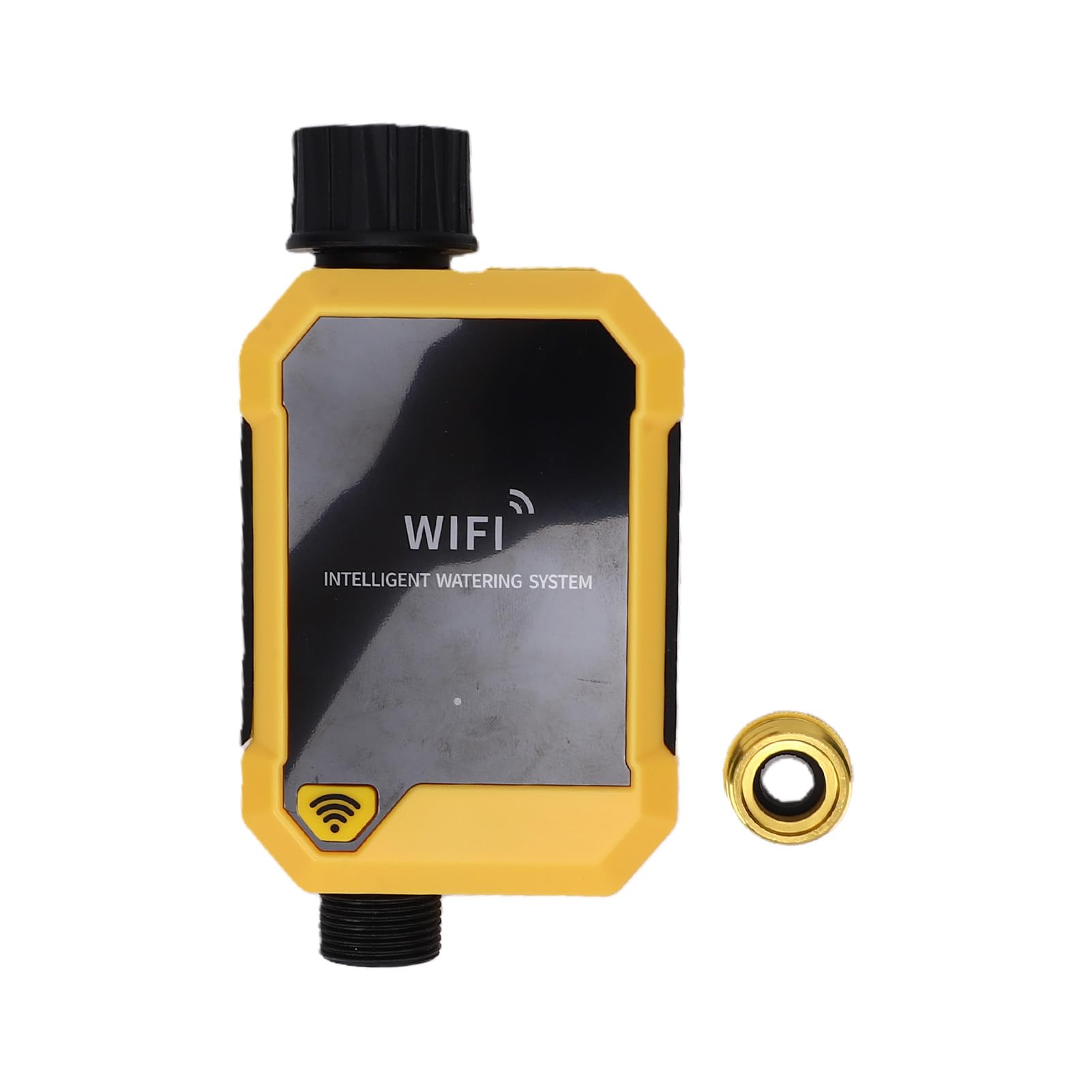 Bewinner Temporizador de Riego WiFi Inteligente, Temporizador de Riego Automático con Control de Aplicación, de Temporizado para Plantas en Macetas de Césped de Jardín, Sensor de Lluvia para Uso en