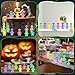 CroBlissful 30 Pcs Colorful Mini Alien Figures Bulk Glow in The Dark Little Tiny Alien Figurines to Hide Luminous Prank Easter Gifts for Space Party Favors Small Rave Trinkets Goodie Bag Fillers