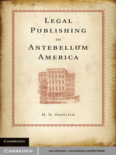 Legal Publishing in Antebellum America