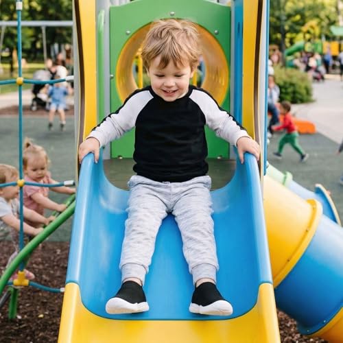 Image of JOINFREE Toddler Boys Girls Sneaker Slip On Shoes Kids Lightweight Breathable Walking Shoes