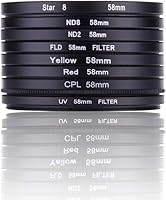 Vista 3 de QKOO Kit de accesorios universales para GoPro Hero 9/10/11/12 negro – Juego de filtros de lente profesional de 2.047 in