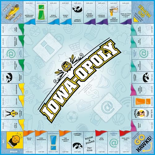 Iowaopoly juego de mesa de la Universidad de Iowa miniatura 2