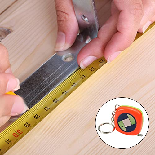 Cinta métrica mini 1m con estuche plástico y llave 2 pcs miniatura 6