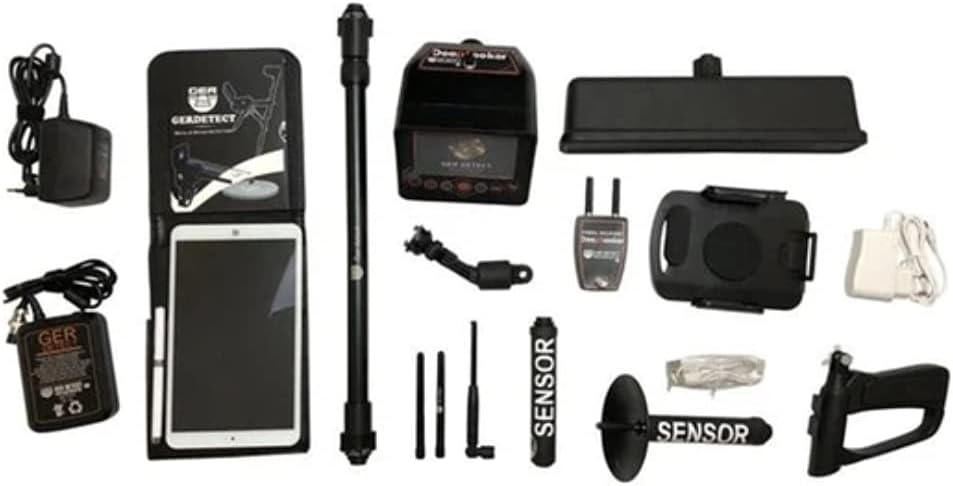 GER DETECT DEEP Seeker Professional Geolocator Long Range Metal Detector - Underground Depth Scanner & Distance Targeting - Find Gold, Silver, Coins, Jewelry, Cavity, Larger Treasure