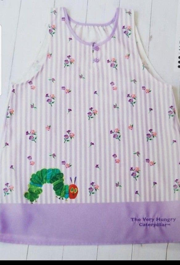 Amazon.co.jp: はらぺこあおむし エプロン M-L 保育士 看護師