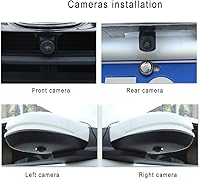 Vista 4 de Universal 360 Degree Bird View System Car DVR Record Panoramic View All Round Rear View Camera System for All Car