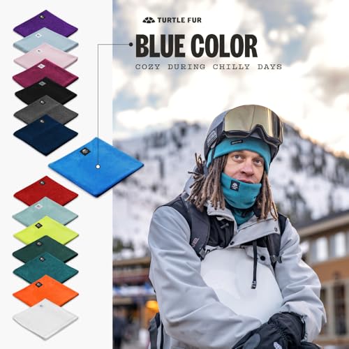 Image of Turtle Fur Double-Layer Neck Warmer - Ultra-Soft, Stretchy Chelonia 150 Fleece Neck Gaiter Made with 100% Recycled Polyester