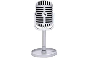 JANOU Retro Microphone Props: Relive Vintage Charm with this Delightfully Nostalgic Microphone Prop