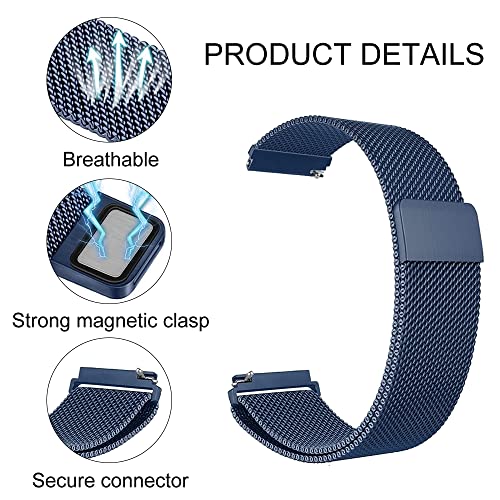 Niboow 22mm Strap Compatible with Garmin Forerunner 255/Vivoactive 4/Venu 2 - Image 2