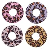 SHINEOFI 4 Stücke Teiliges Leopard-muster Stoffgewichte für Nähen und Zuschneiden Schwere Runde Stoffbeschwerer für Schnittmuster Schadstofffrei für Schneidarbeiten und