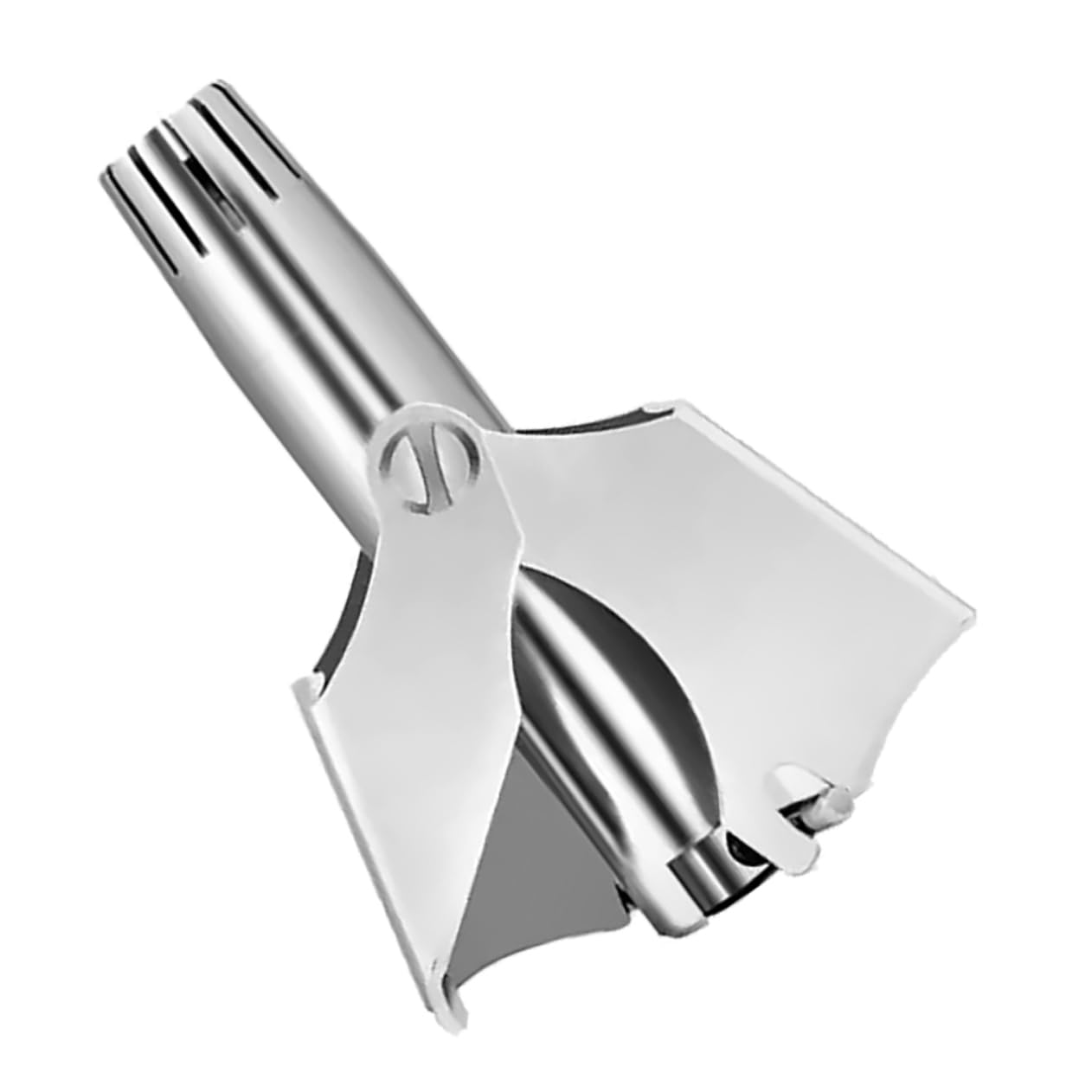 BIUDECO Nose Hair Trimmer Nose Hair Trimmer Supplies Manual Clippers Silver Stainless Steel