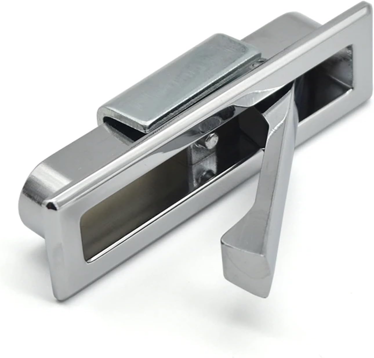 Handle Hidden Secret Handle Flip Hook Drawer Cabinet Cabinet Simple Wardrobe Embedded Handle 1Pcs(Trumpet)