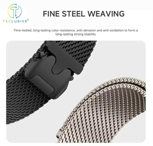 Image of T TECLUSIVE Luxury Parachute Magnetic Strap Compatible for Galaxy Watch Ultra 47mm | Metal Adjustable Magnet Band Chain | Curved Precise Connector Lock