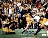 Dominic Zvada Signed & Inscribed Michigan Wolverines 8x10 Photo JSA COA - Autographed College Photos