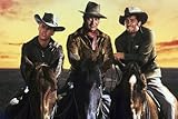 Nur von The Nostalgie Store. Nostalgia Store Poster, Motiv John Wayne und Dean Martin in Rio Bravo auf Pferd, 60 x 91 cm
