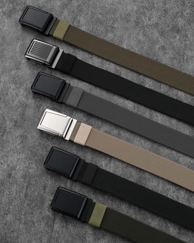 Image of CHAOREN Tactical Belt Men - 1.5 inch Stretch Work Belt with Zinc Alloy Buckle | Quick Release, Zinc Alloy Buckle, Heavy Duty, Stretchy Nylon, Military, Hiking, EDC, EMT, EMS