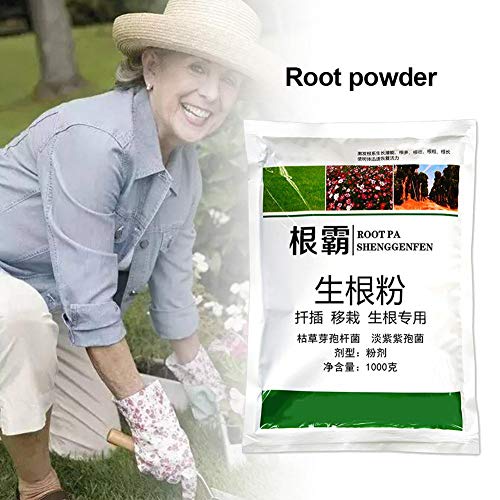 Hete-supply Rapid Rooting Powder for Fruit Tree rose cuttings 1000g, Root Powder Seedling Fertilizer for Transplanting Seedling Plant Cuttings