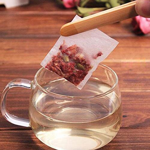 LINOC Papel de Filtro de Sellado térmico para bolsitas de té Sueltas de Hierbas bolsitas de té vacías bolsita de té 1000 unids/Lote