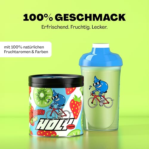HOLY-Hydration-Strawberry-Kiwi--Elektrolyt-Pulver-Vegan-mit-100-natuerlichen-Fruchtaromen--50-Portionen-Hydration-Drink-mit-wertvollen-Elektrolyten-Mineralstoffen-350g