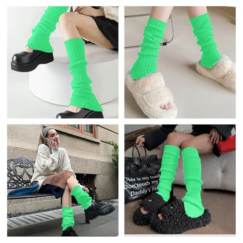 Image of 2 Pcs Leg Warmers Y2k, Leg Warmers, Y2k Accessories, Cute Kawaii Cream Legwarmers for Women Winter