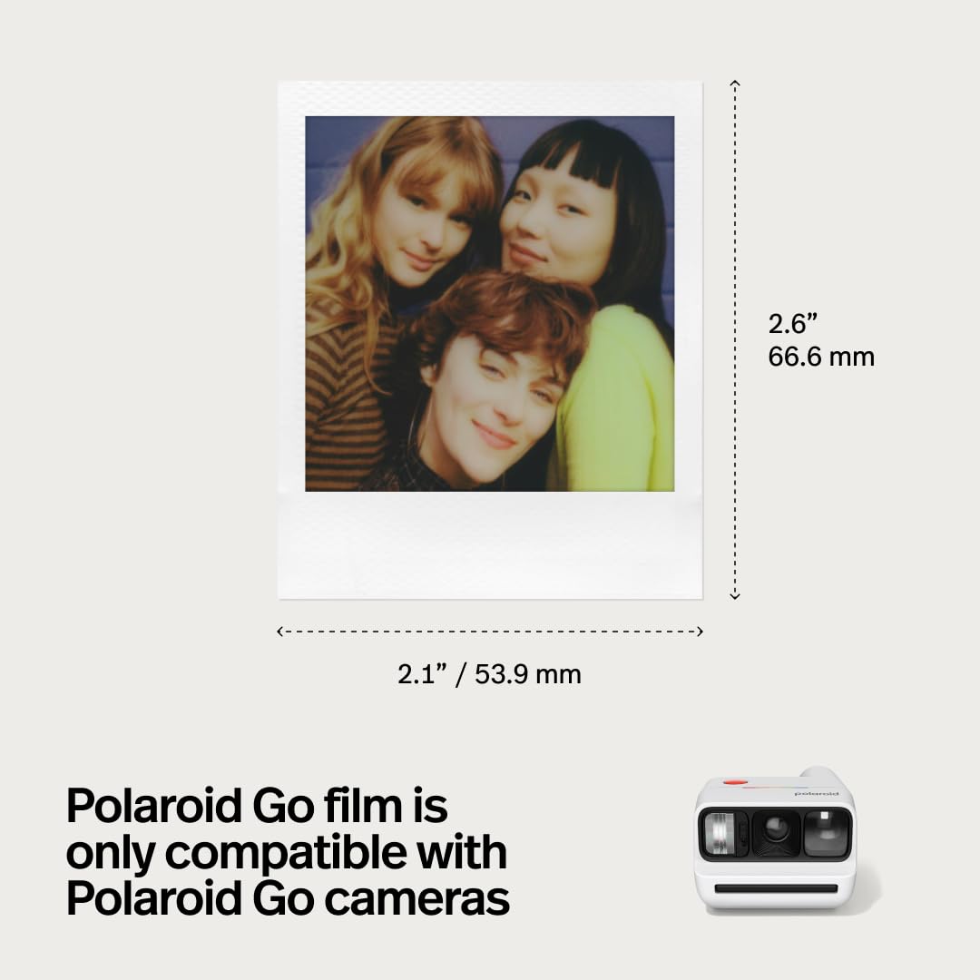 Polaroid Go Instant Film 16 Foto, Compatibile con Fotocamera Polaroid Go