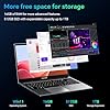 Blackview Laptop Computer, 15.6 inch FHD Display, Quad-Core 12th Gen N-97 CPU(Up to 3.6GHz), 16GB DDR4 RAM, 512GB SSD, Windows 11 Student Laptops, Metal Body, 5G WiFi, HDMI 2.0, Fingerprint Unlock