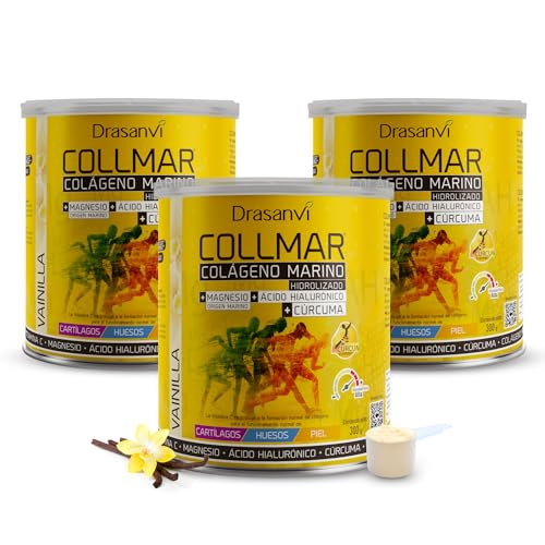 AMAZON PACK COLLMAR MAGNESIO CURCUMA VAINILLA 300G 3UD DRASANVI