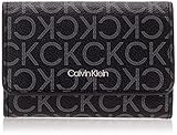 Calvin Klein CK Must Trifold SM Mono Wallet Black Mono