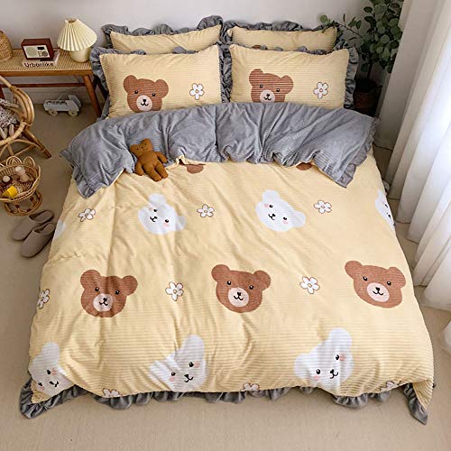 Parure de lit king size florale pour illuminer la chambre des enfants