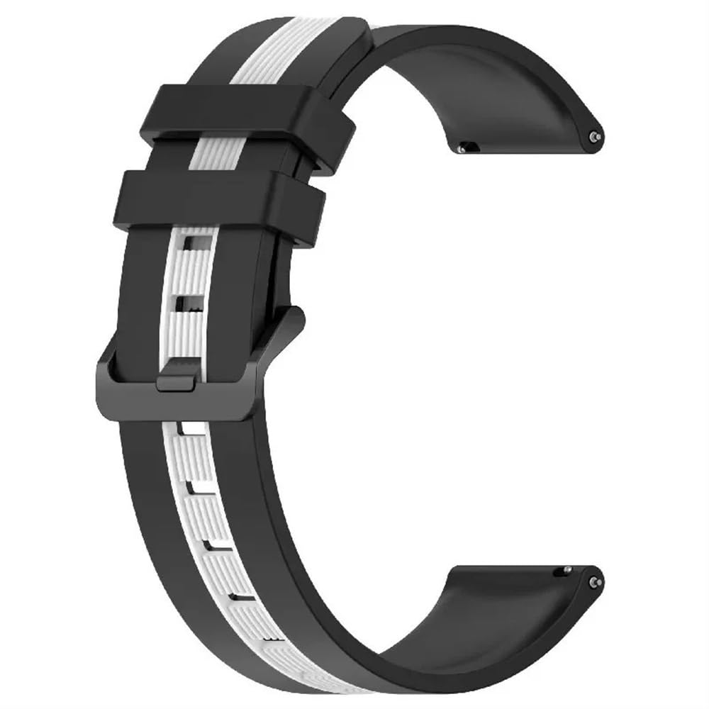 Correa de silicona 22 mm deportes mujer pulsera de muneca de goma resistente 7