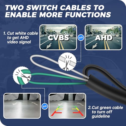 Image of HD 720P Backup Camera,Reverse Rear View Camera Fit for Audi A4L A5 A3 Q3 Q5 RS6 Fit for VW Passat Tiguan Jetta Sharan Touareg Lavida Skoda, Car Rear View Trunk Handle Camera