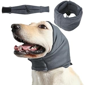 Dog Reducing Noise Hoodies - Dog Ear Covers for Bath, Thunderstorms & Anxiety Relief - Warm Windproof Ear Cover Hat Dog Reducing Noise Hoodies Dog Ear Covers for Bath Thunderstorms Anxiety Relief Warm Windproof Ear Cover Hat