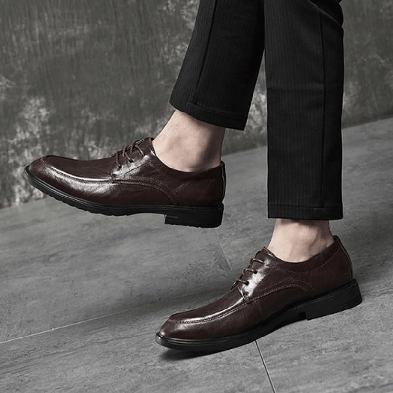 Men's Dress Shoes Formal Business Classic Lace Up Wingtip Oxford Shoes Modern Wedding Office Work Tuxedo Derby Shoes4