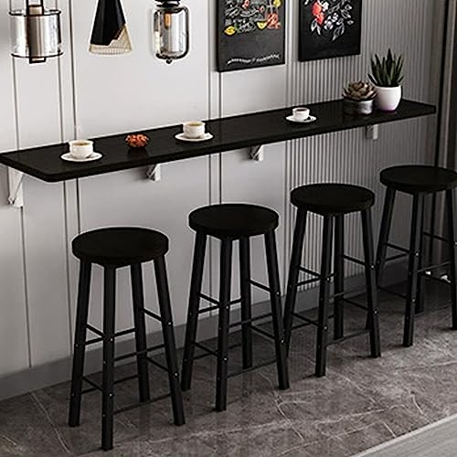YHKJLYH Mesa Plegable de Pared Que Ahorra Espacio - Mesa de Comedor de Madera con Hojas abatibles para Cocina, Bar y cafetería - Fácil instalación - Diseño Compacto para Espacios pequeños