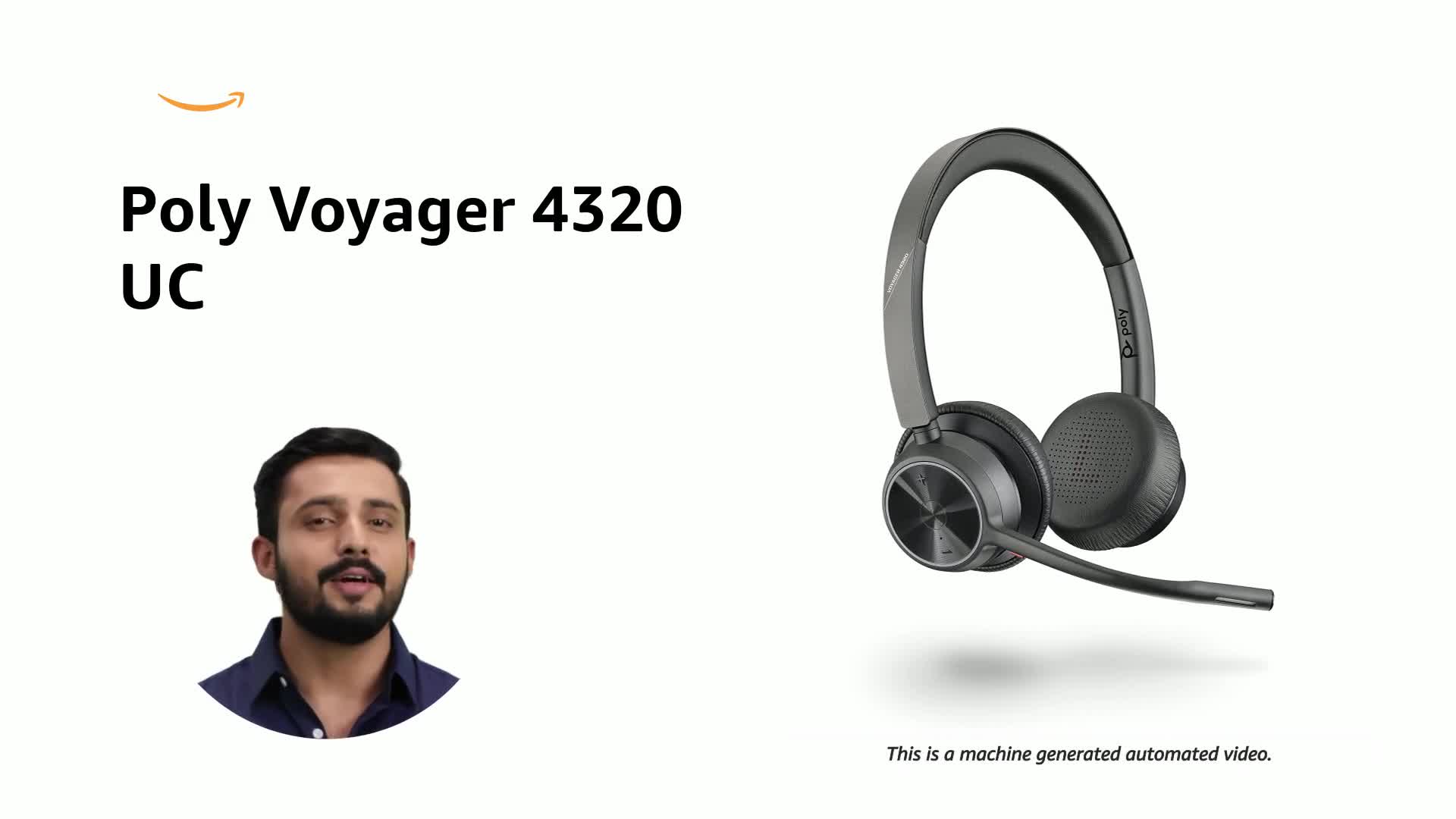 Poly - Voyager 4320 UC Wireless Headset (Plantronics) - Headphones