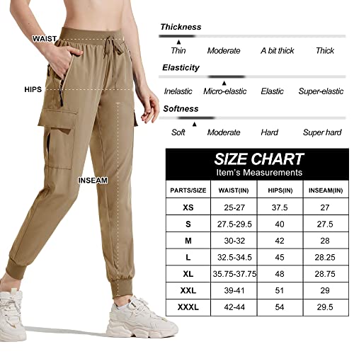 M Maroaut Hiking Pants Women Joggers For Women Cargo Pants Women Summer Pants Women Lounge Pants Women Khaki L #TOP5