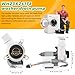 290D1201G003 WH23X28418 GTW460ASJ6WW Fit for GE Hotpoint Washer Drain Pump Motor WH23X24178 WH23X24175 B40-3A01 WH23X27574 290D1201G001 GTW330ASK3WW GTW750CPL0DG HTW240ASK0WS PTW900BST0WS by Techecook