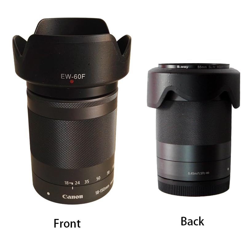 Amazon | EW-60F 可逆式 レンズフード Canon 向け R7 / R10 + RF-S 18