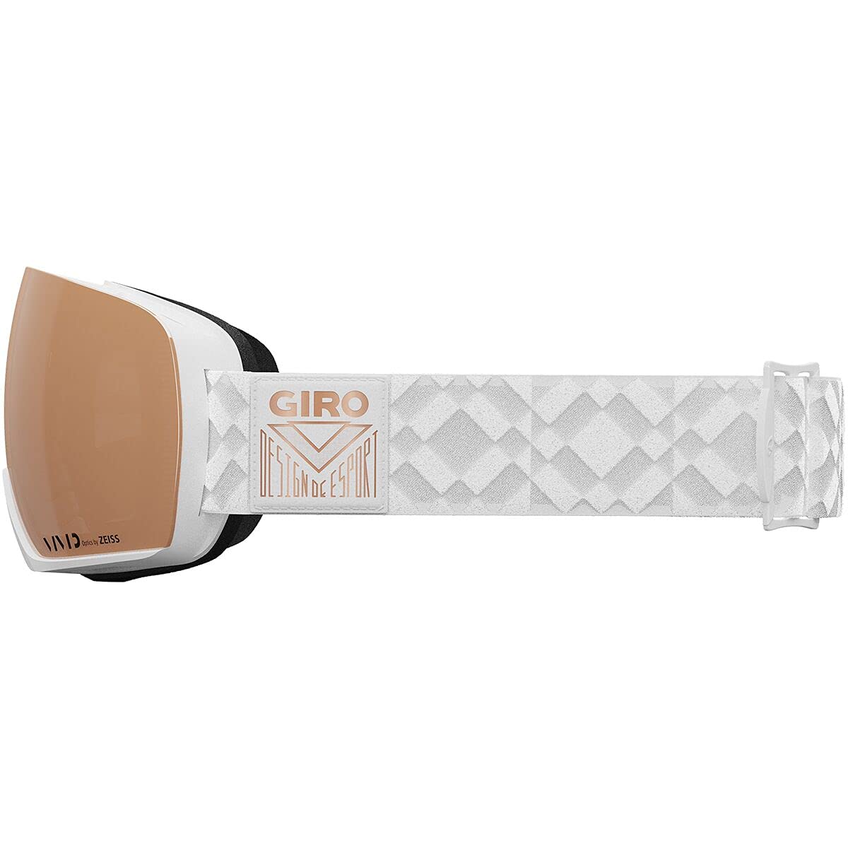Giro Snow Lusi White Limetless - Gafas de esquí (talla única), color blanco