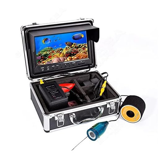 Eyoyo 9 inch Fish Finder Underwater Fishing Camera 50M 1000TVL CAM Infrared IR LED Lights w/Remote Control