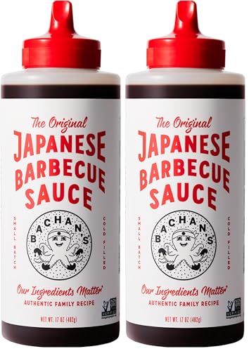 Bachan's Japanese Barbecue Sauce, Original, 17 Oz, Non GMO, No Preservatives, Vegan, BPA free, BBQ Sauce for Chicken, Beef, Pork, Noodles, and More (Pack of 2)