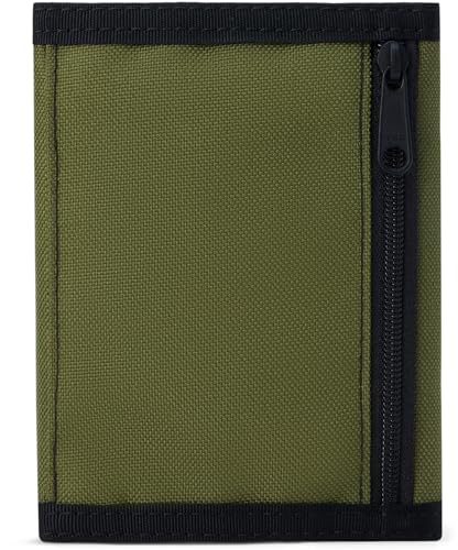 Image of Dakine Trifold Wallet for Men, Vert Rail Wallet RFID Blocking, Slim Durable Mens Wallet with Coin Pocket, Hook & Loop Closure, Cypress