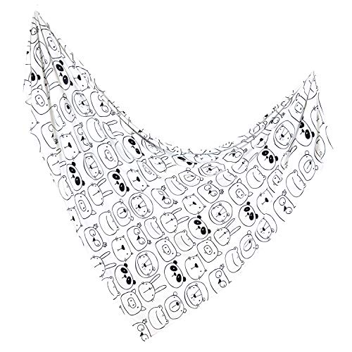 Image of ADDISON BELLE – Swaddle Blanket – Viscose made from Bamboo Soft Baby Blanket Baby Boy/Girl –Stretchy Newborn Baby Wrap – Nursery Receiving Blanket –Gender Neutral –47” x 47” (Monochrome Animals Print)