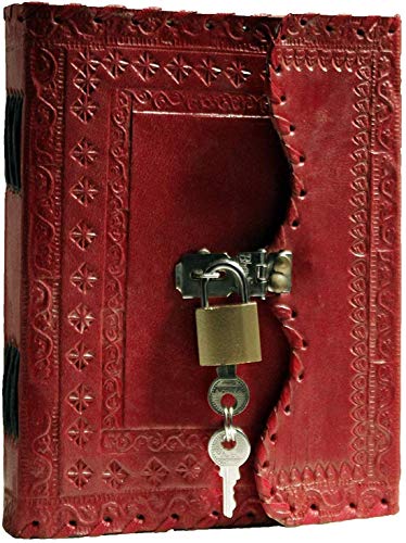 Journal de voyage en cuir vintage 17,8x12,7 cm pour croquis et notes