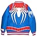 Marvel Spiderman Varsity Bomber Jackets for Boys Spider-Man Logo Graphic Print Boys Lightweight Varsity Jackets Casual Fashion Coats (Blue Size 10/12)