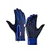 Livwellia Autumn Winter Cycling Gloves Shockproof Anti-Slip Windproof Warm Hiking Skiing Riding Motorbike-10-S